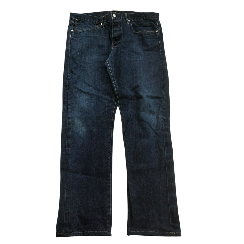 3x1 NYC Slim Selvedge Jeans Mens size 38 fit -Small Button Fly blue 100% cotton